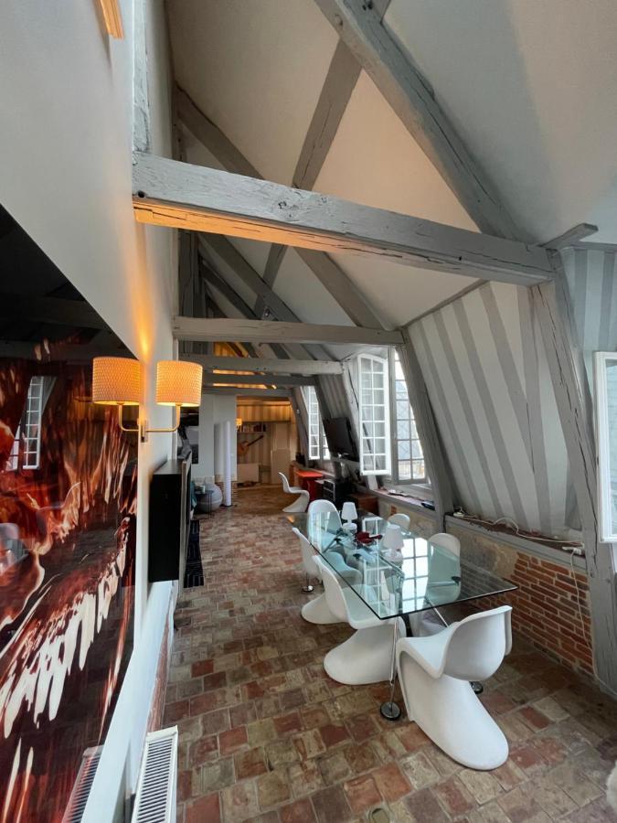 Le Loft Du Homard Bleu - Entre Ciel Et Mer - Free Parking 500M Honfleur Ngoại thất bức ảnh