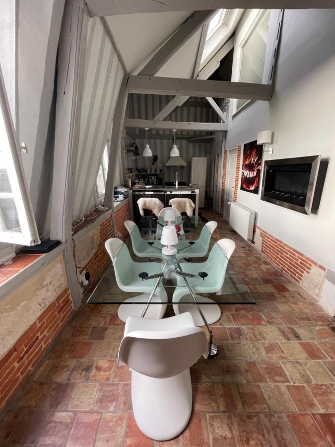 Le Loft Du Homard Bleu - Entre Ciel Et Mer - Free Parking 500M Honfleur Ngoại thất bức ảnh